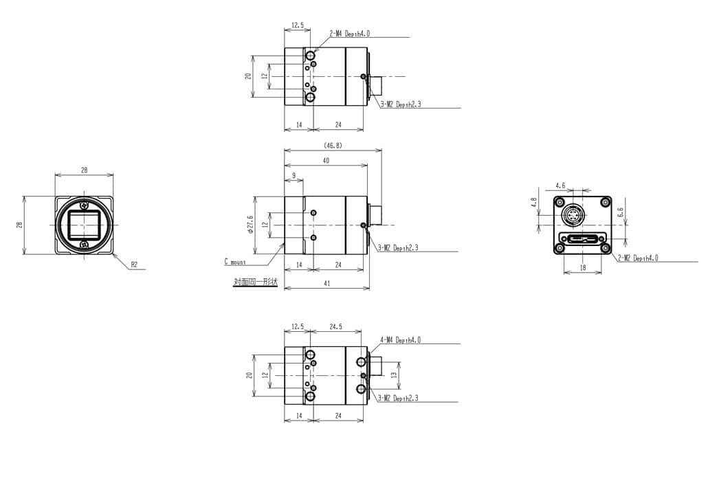 STC-MBS163U3V drawing